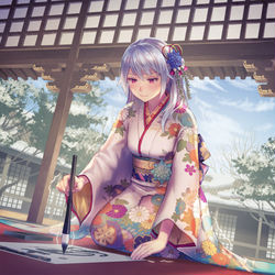 This is a pixiv picture whose title is 足が…＞＜.