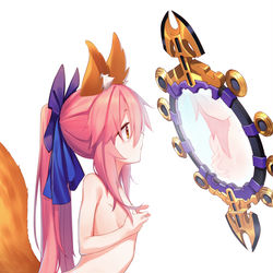 This is a pixiv picture whose title is キャス狐(りりィ？.