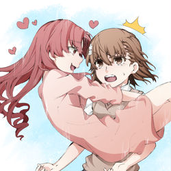 This is a pixiv picture whose title is 超電磁砲Ｔ.＃01.