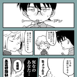 This is a pixiv picture whose title is 頭脳派コンビ（のはず）の争い.