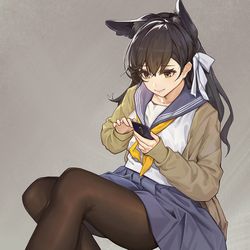 This is a pixiv picture whose title is 愛宕.