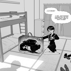 This is a pixiv picture whose title is Packing for the Trip.