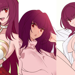 This is a pixiv picture whose title is スカサハ.