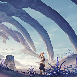 This is a pixiv picture whose title is 龙之流放地.
