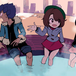 This is a pixiv picture whose title is レッツゴー同期旅.