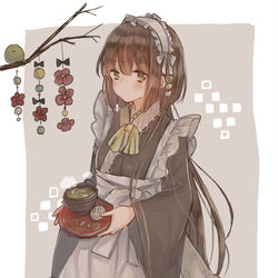 This is a pixiv picture whose title is お抹茶はいかが？.