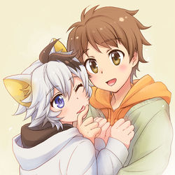 This is a pixiv picture whose title is うちのタマは甘えん坊です.