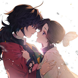 This is a pixiv picture whose title is 🌊🦋.