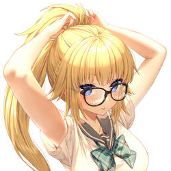 This is a pixiv picture whose title is 眼鏡.