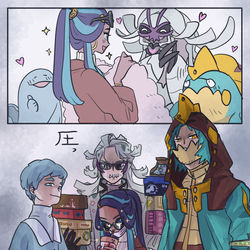 This is a pixiv picture whose title is ルリナさんのショッピング.