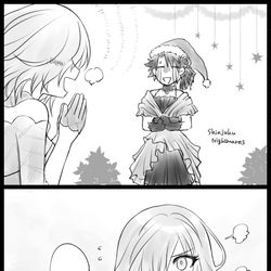 This is a pixiv picture whose title is 道化の姫では.