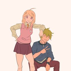 This is a pixiv picture whose title is ニューダンガンロンパV3.