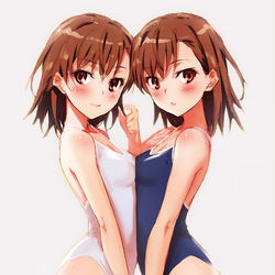 This is a pixiv picture whose title is 水着みこ妹.