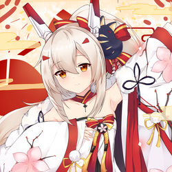 This is a pixiv picture whose title is 2020第一张.