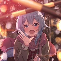 This is a pixiv picture whose title is 帰り道まひまひ.