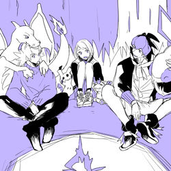 This is a pixiv picture whose title is キバユウの話3.