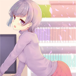This is a pixiv picture whose title is お絵かきの前に….