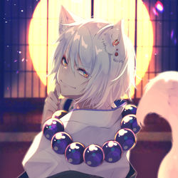 This is a pixiv picture whose title is 「いらっしゃい」.