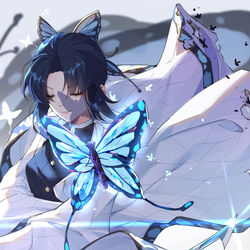 This is a pixiv picture whose title is 蝶中蝶.
