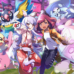 This is a pixiv picture whose title is もこう先生ファンアート.
