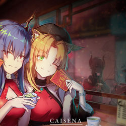This is a pixiv picture whose title is 祝各位 新春快乐.
