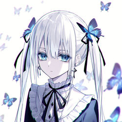 This is a pixiv picture whose title is モルフォツイン.