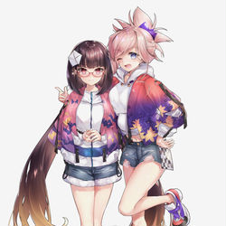 This is a pixiv picture whose title is 私服むさかべ.