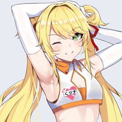 This is a pixiv picture whose title is 金髪.