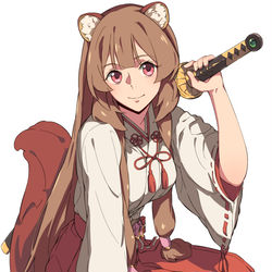 This is a pixiv picture whose title is ラフタリア巫女服.