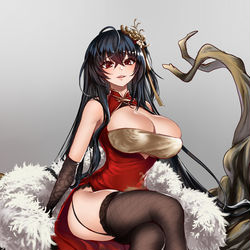 This is a pixiv picture whose title is 大鳳 ۹(ÒہÓ)۶.