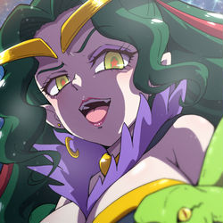 This is a pixiv picture whose title is 始まりの蛇.