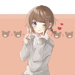 This is a pixiv picture whose title is 🐻.