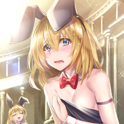This is a pixiv picture whose title is バニーバターン.