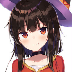 This is a pixiv picture whose title is めぐみん.