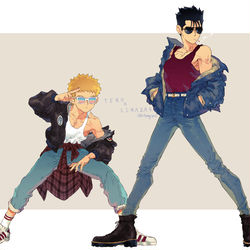 This is a pixiv picture whose title is high-teen☆.