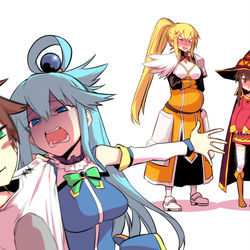 This is a pixiv picture whose title is ちょっと～カズマさ～ん？コレどういうことよ？コレどーゆーことよ!.