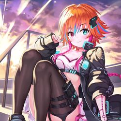 This is a pixiv picture whose title is 二宮飛鳥！.