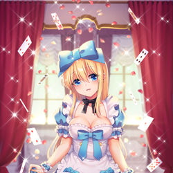 This is a pixiv picture whose title is Alice.