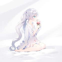 This is a pixiv picture whose title is 데자머리+와이셔츠.