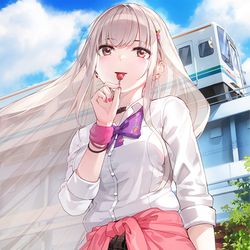 This is a pixiv picture whose title is 🍭🐰🥕.