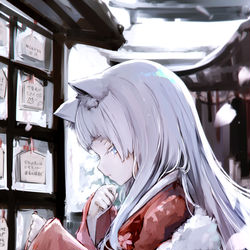 This is a pixiv picture whose title is 正月.