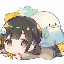 This is a pixiv picture whose title is どすんっ.