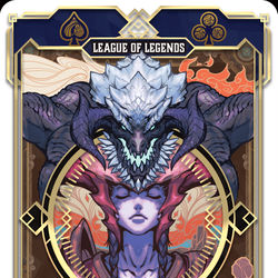 This is a pixiv picture whose title is League of Legends Playing Cards.
