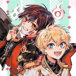This is a pixiv picture whose title is 🎉.