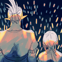 This is a pixiv picture whose title is おちんすたんすにじetc.