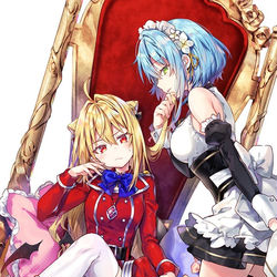 This is a pixiv picture whose title is ひきこまり吸血姫の悶々.