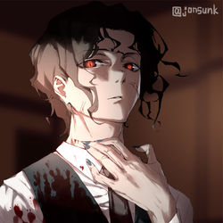 This is a pixiv picture whose title is 無惨.