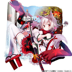 This is a pixiv picture whose title is 椛（東方キャノンボール）.