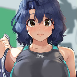 This is a pixiv picture whose title is 水着撮影.