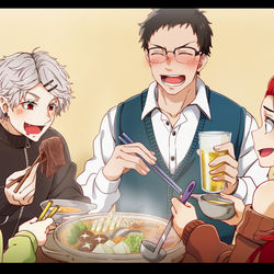 This is a pixiv picture whose title is 鍋.
